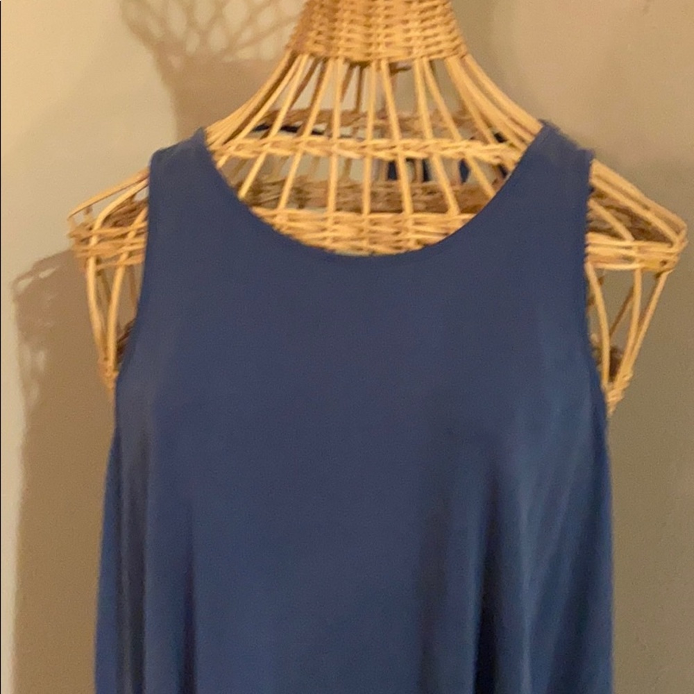 Blue Flowy Dress - Picture 2 of 3